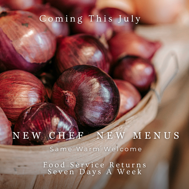 New Chef New Menus